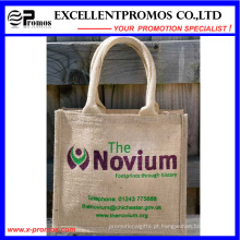 Eco-Friendly Logo personalizado promocional saco de juta (EP-B581706)